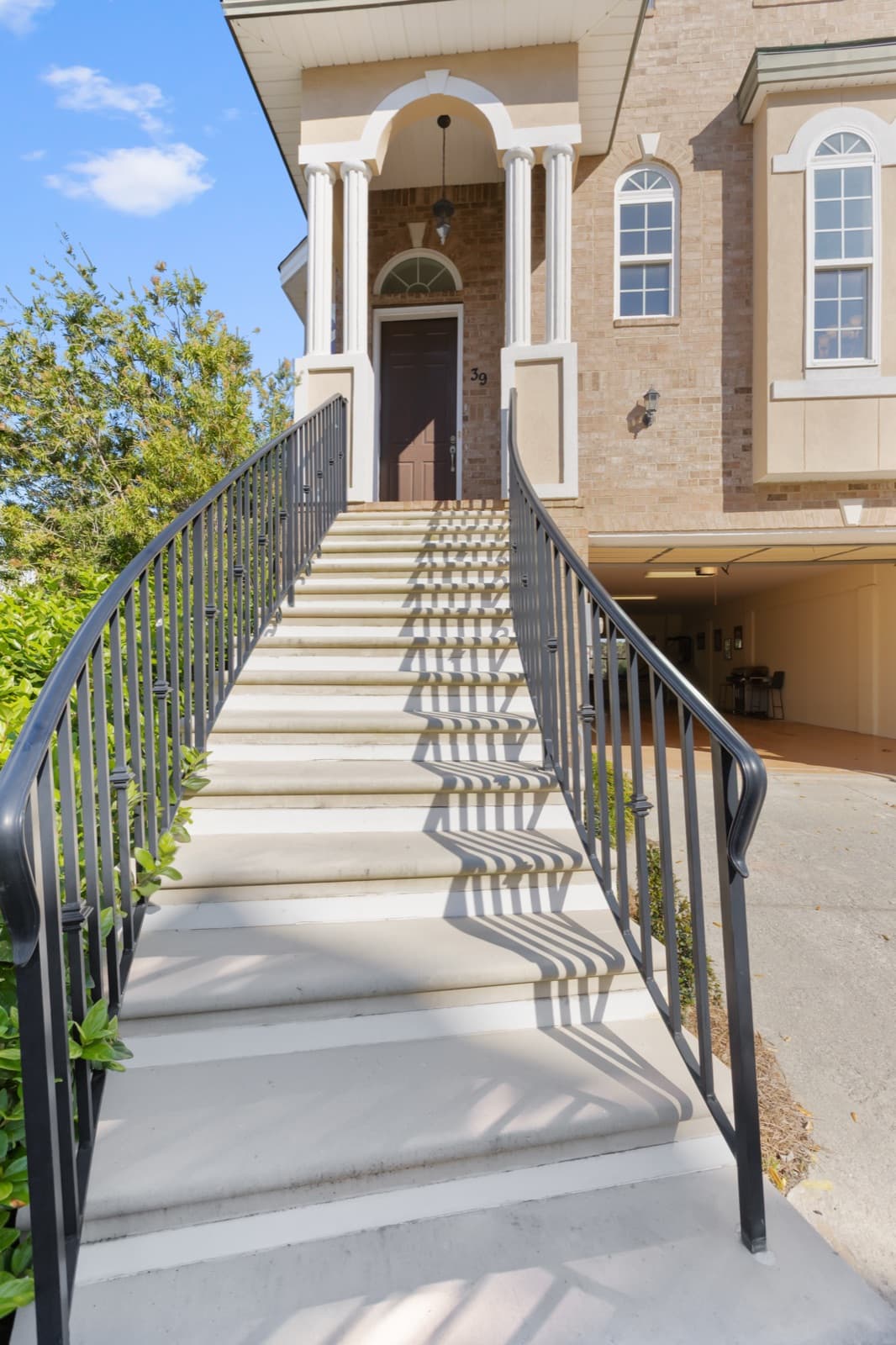 Luxury home staircase photography — Golden Isles real estate listing