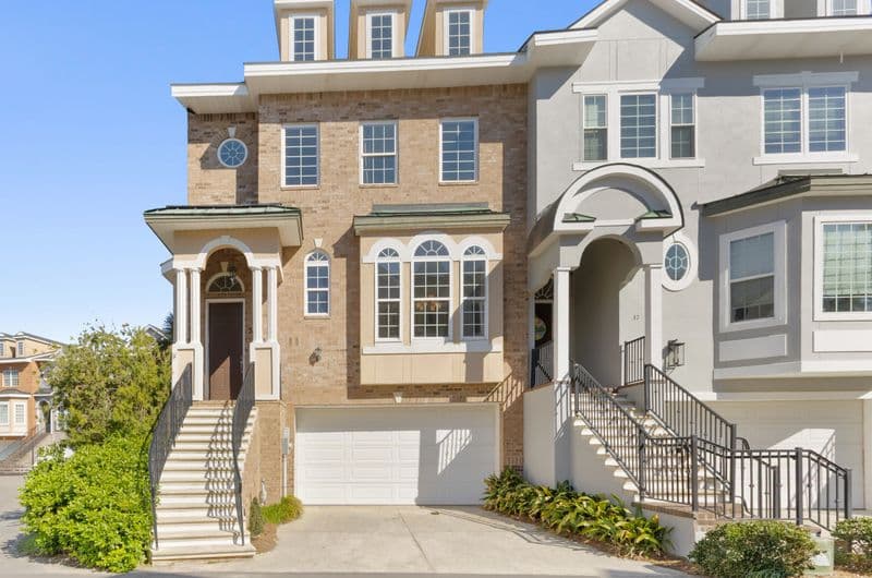 Luxury home exterior aerial